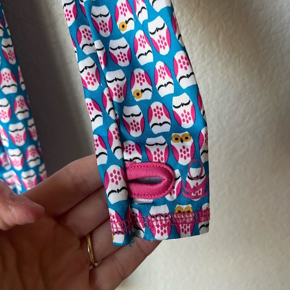 Cuddl Duds Girls Thermal Underwear Set Owls - Picture 6 of 6